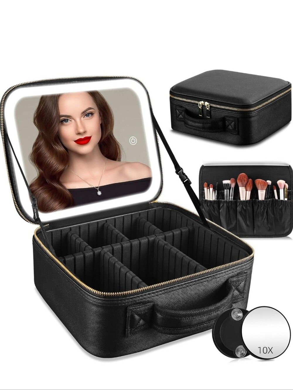 Makeup LED Mirror Case